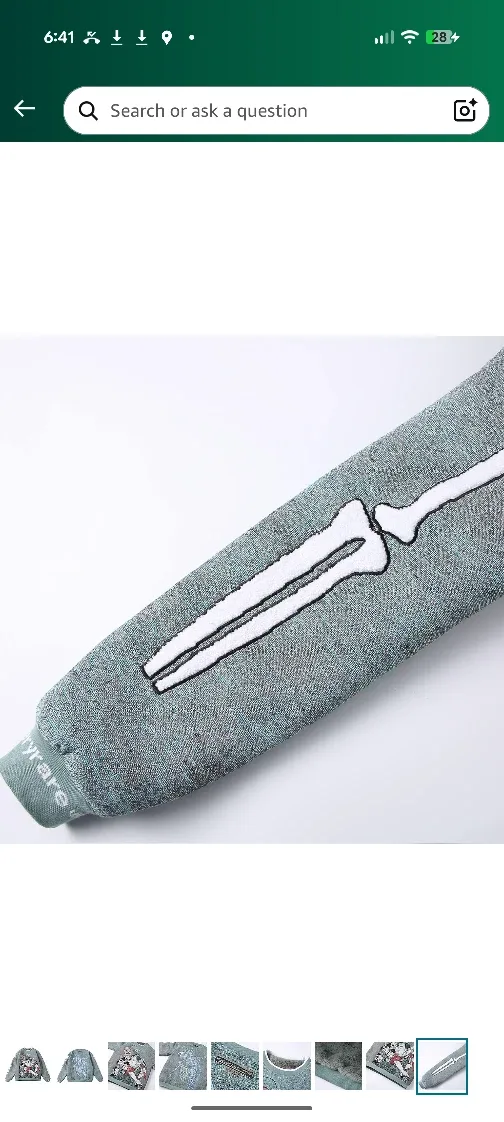 Samurai and Skull fleece lined oversized sweater (unisex) image indicator(8)