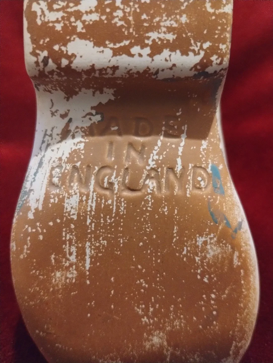 Vintage Ceramic Shoe Figurine - Made in England