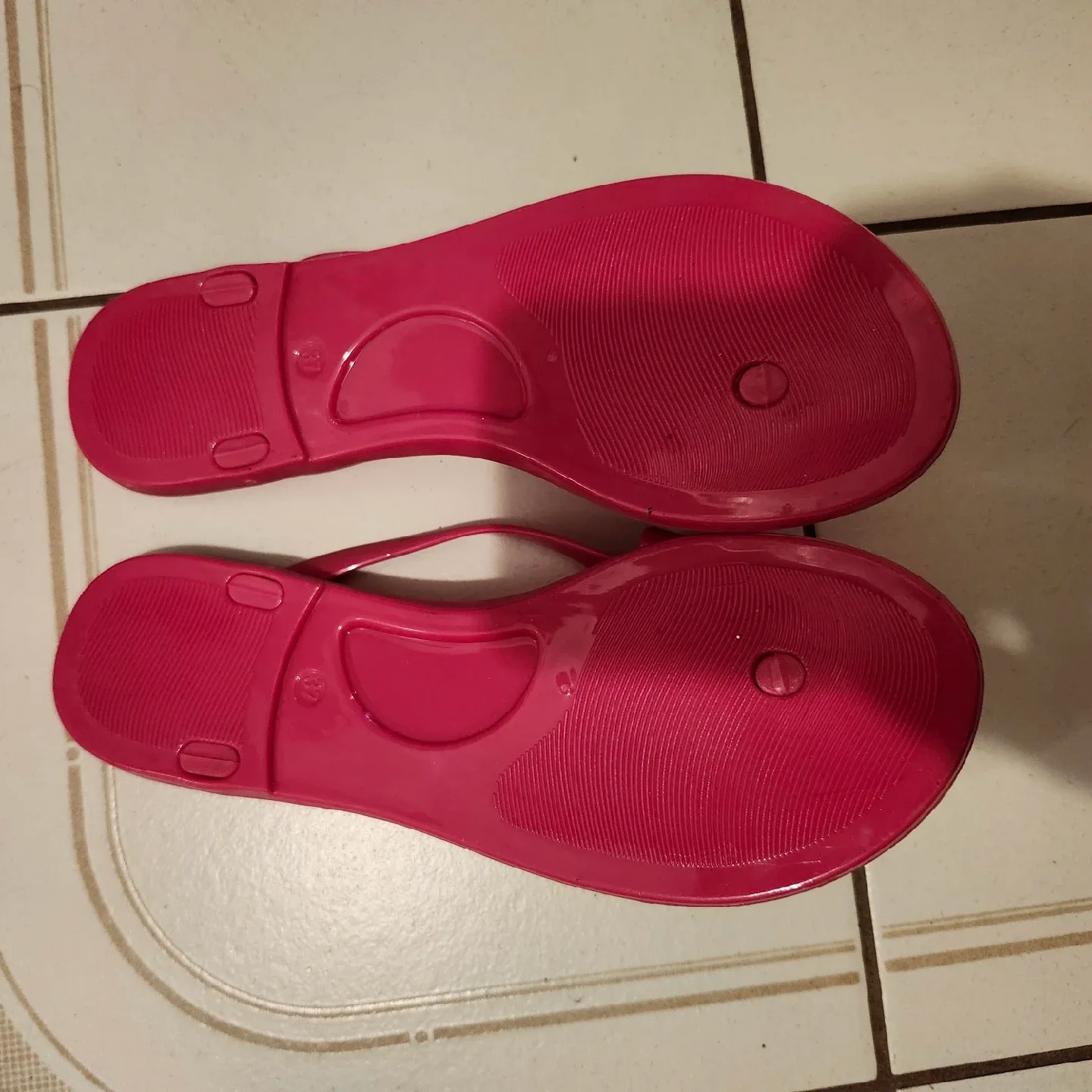 Ted Baker Pink Jelly Flip Flops - Size 37 image indicator(3)