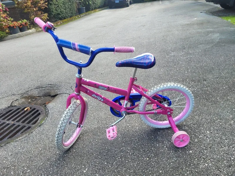 Avigo Glitter Kids' Bike & Little Tikes Scooter