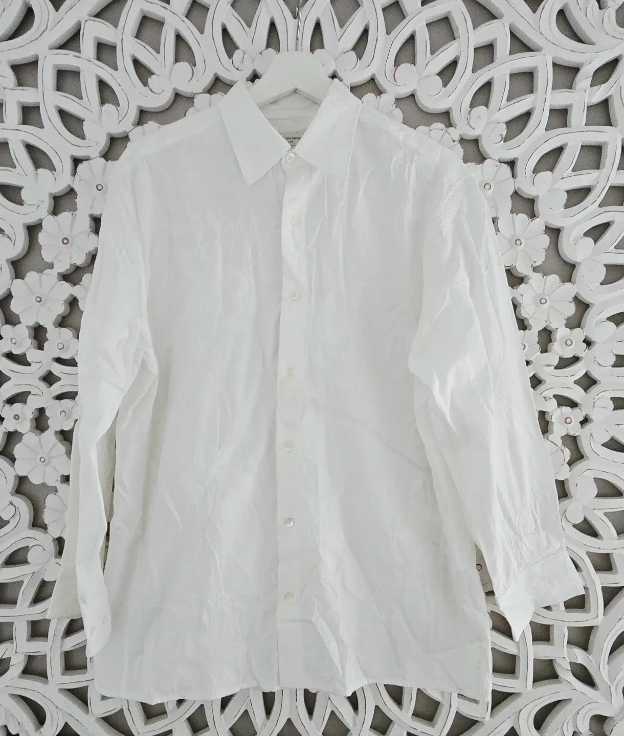 Dries Van Noten White Shirt Size 48