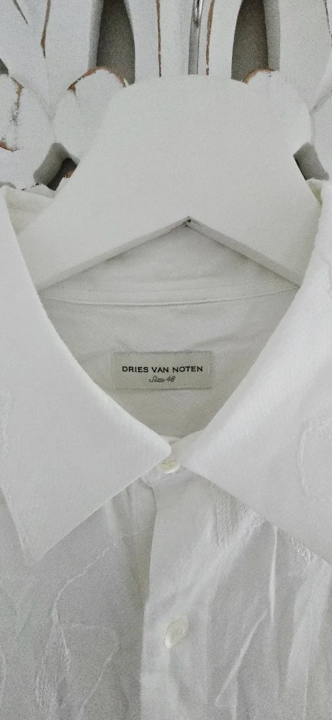 Dries Van Noten White Shirt Size 48 image indicator(2)