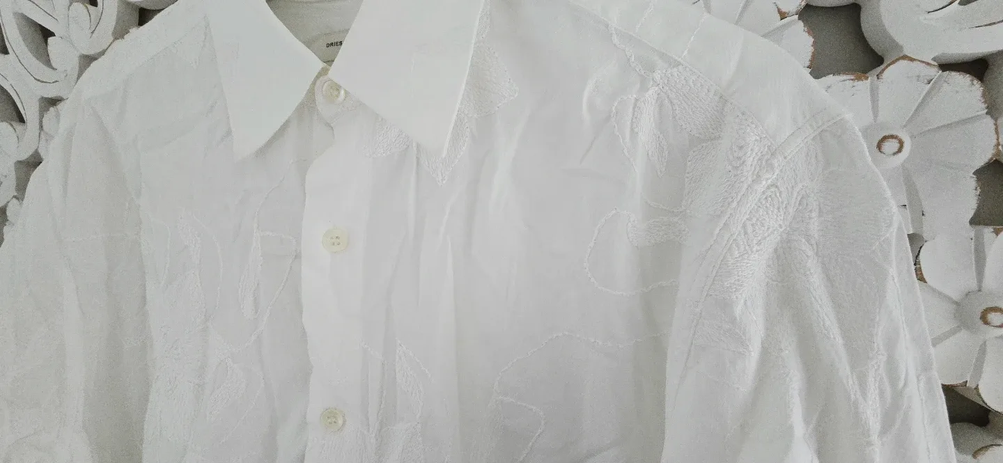 Dries Van Noten White Shirt Size 48 image indicator(4)