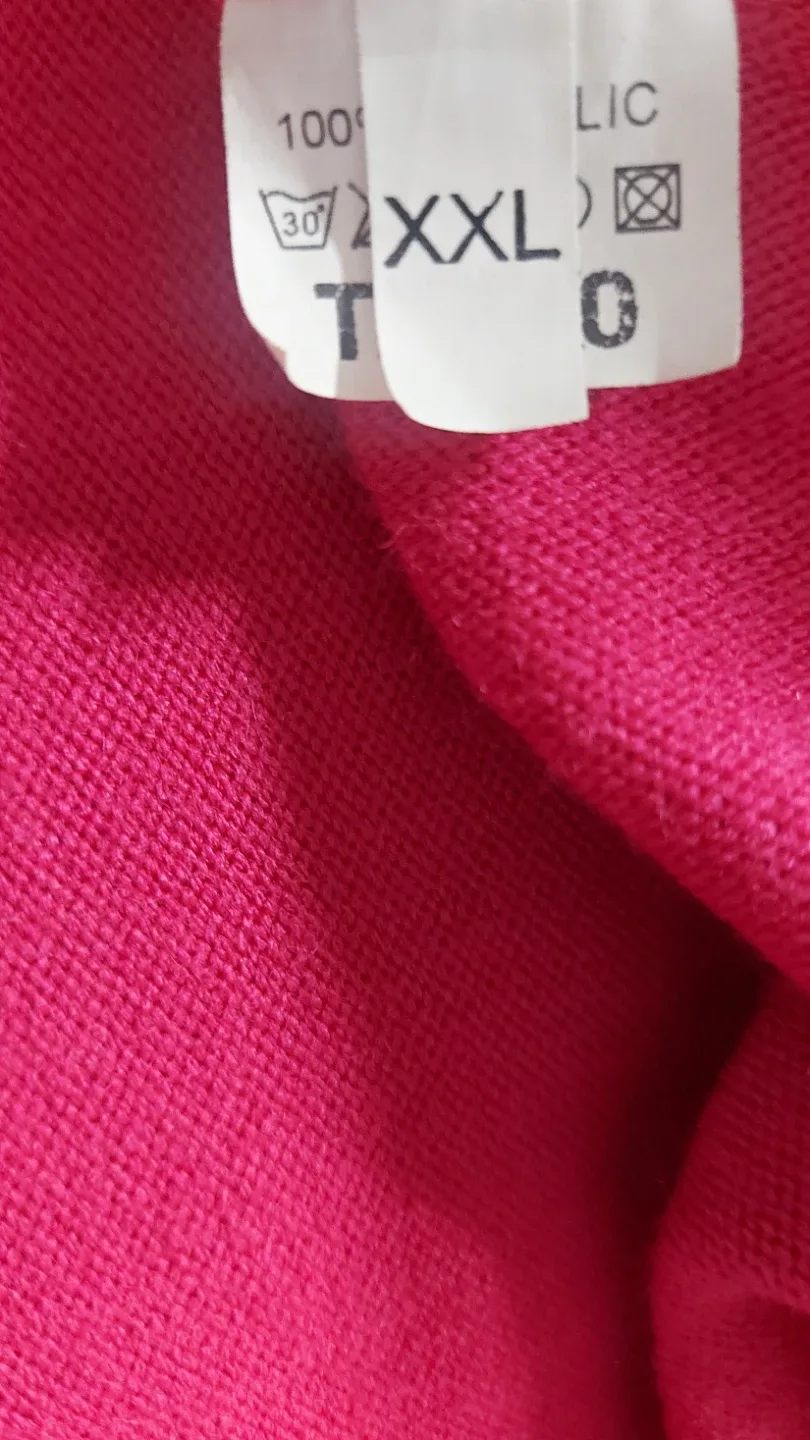 Teyxo Pink Acrylic Top - Size XXL image indicator(4)