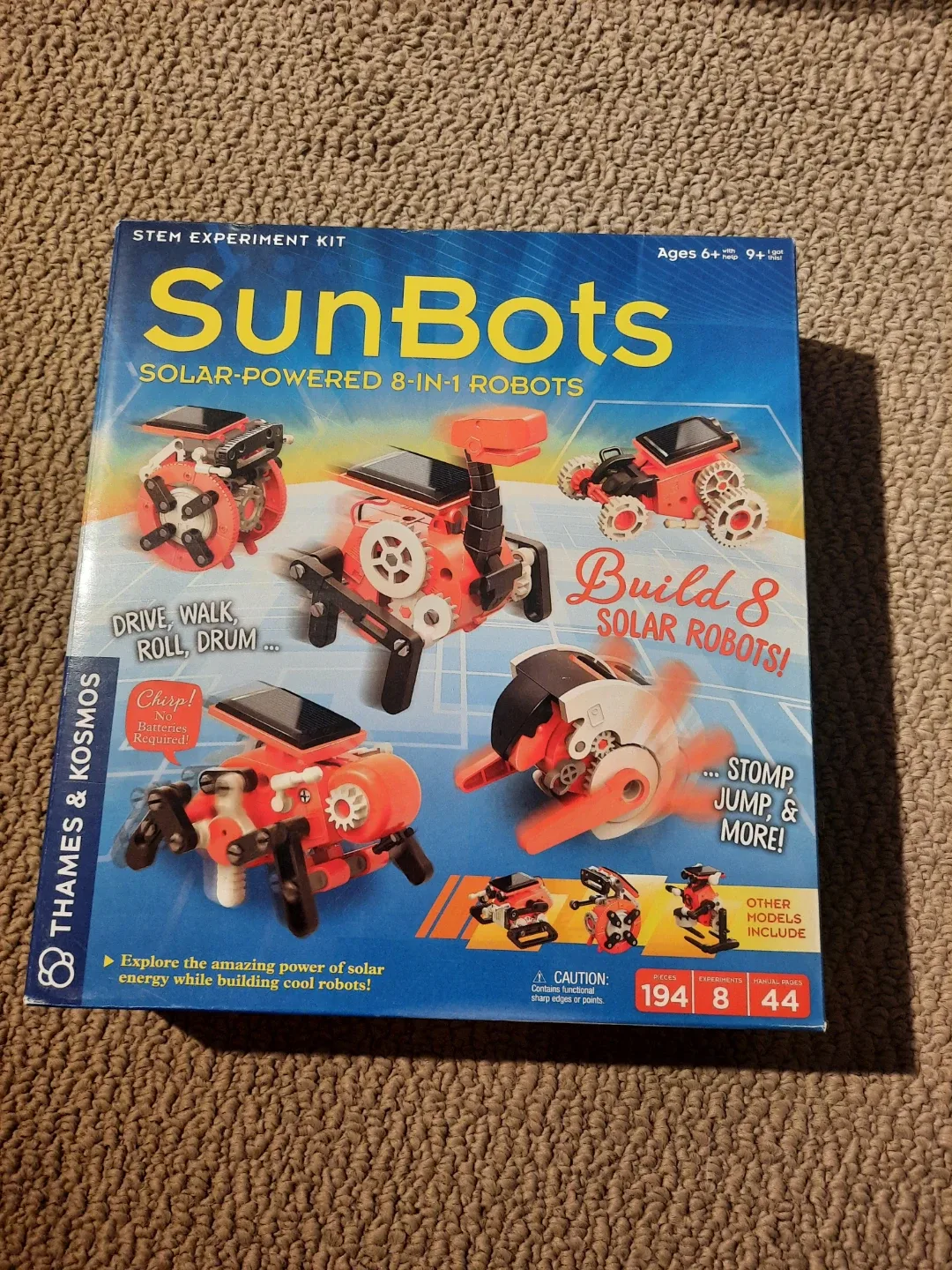 $15 SunBots: 8-in-1 Robot Kit