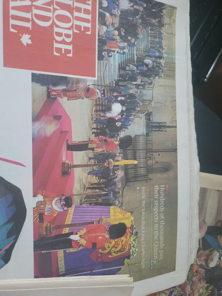 Newsprints The day the Queen passed. image indicator(2)