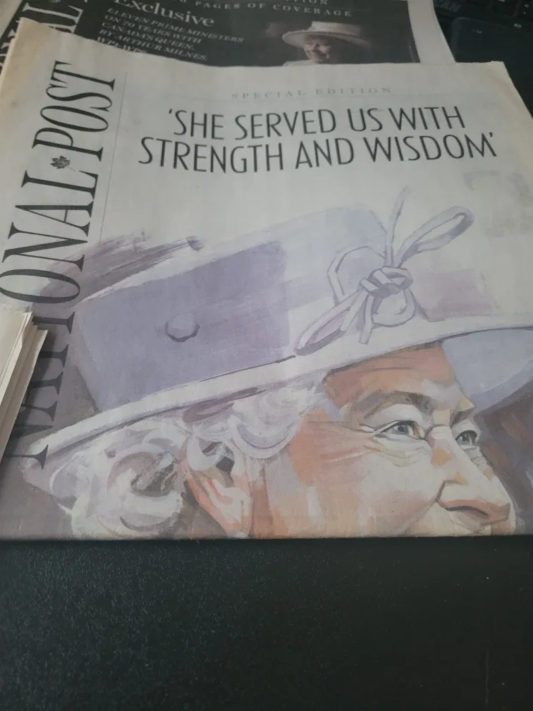 Newsprints The day the Queen passed. image indicator(4)