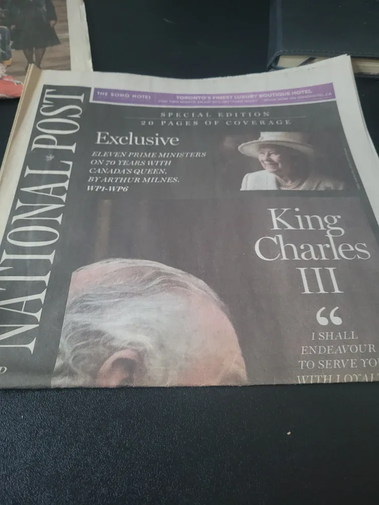 Newsprints The day the Queen passed. image indicator(5)