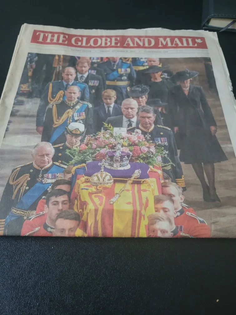 Newsprints The day the Queen passed. image indicator(6)