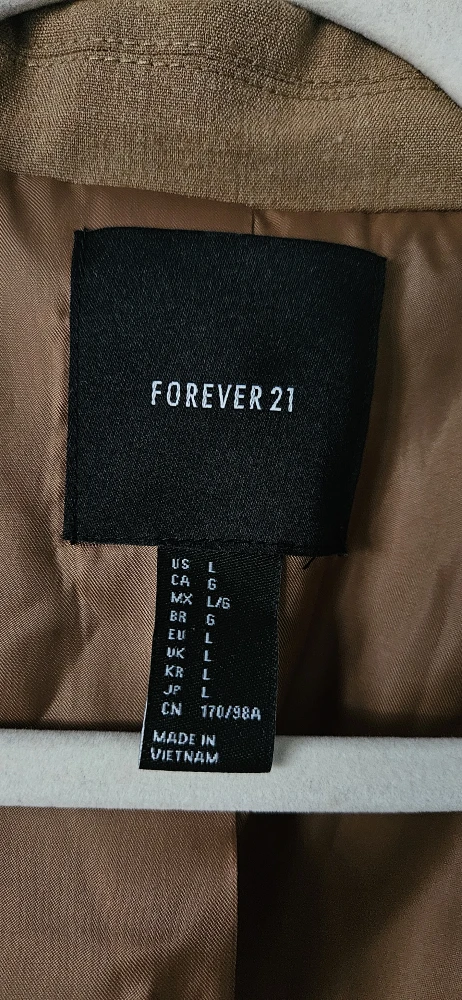 Forever 21 Blazer - Size L - Brown - photo 2