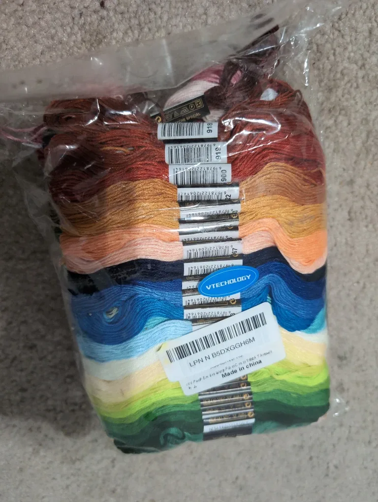 Embroidery Floss Thread - Rainbow Colours image indicator(2)