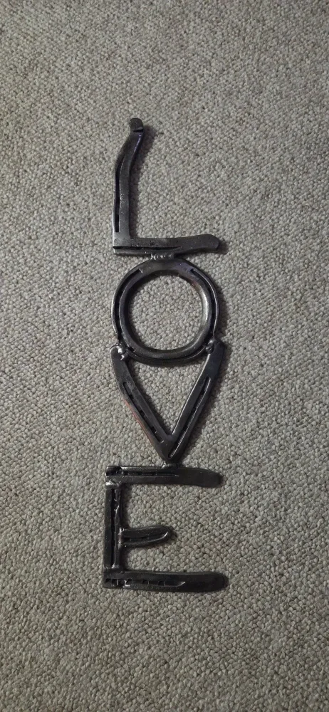 Horseshoe LOVE Wall Decor