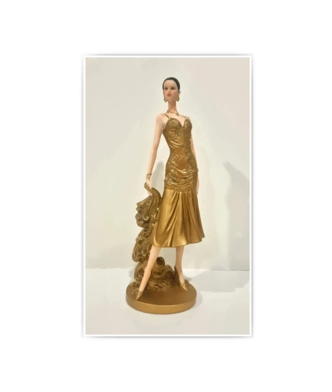 Collectible Woman Figurine, vintage thumbnail