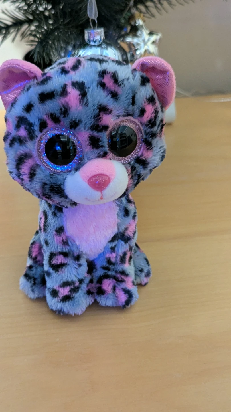 Ty Beanie Boos Tasha Leopard Plush