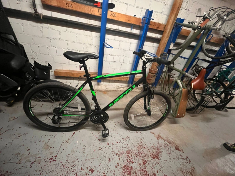 Supercycle Scrambler Men's Mountain Bike - Black/Green