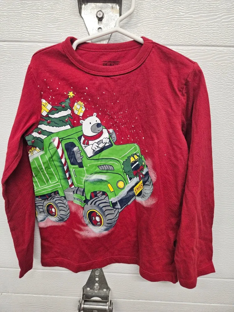 The Children's Place Red 3T Long Sleeve Top