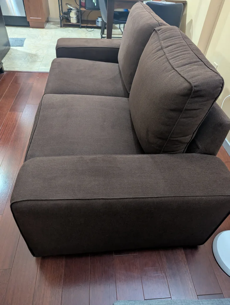 Ikea 2 seater Brown Sofa - Great Condition image indicator(3)