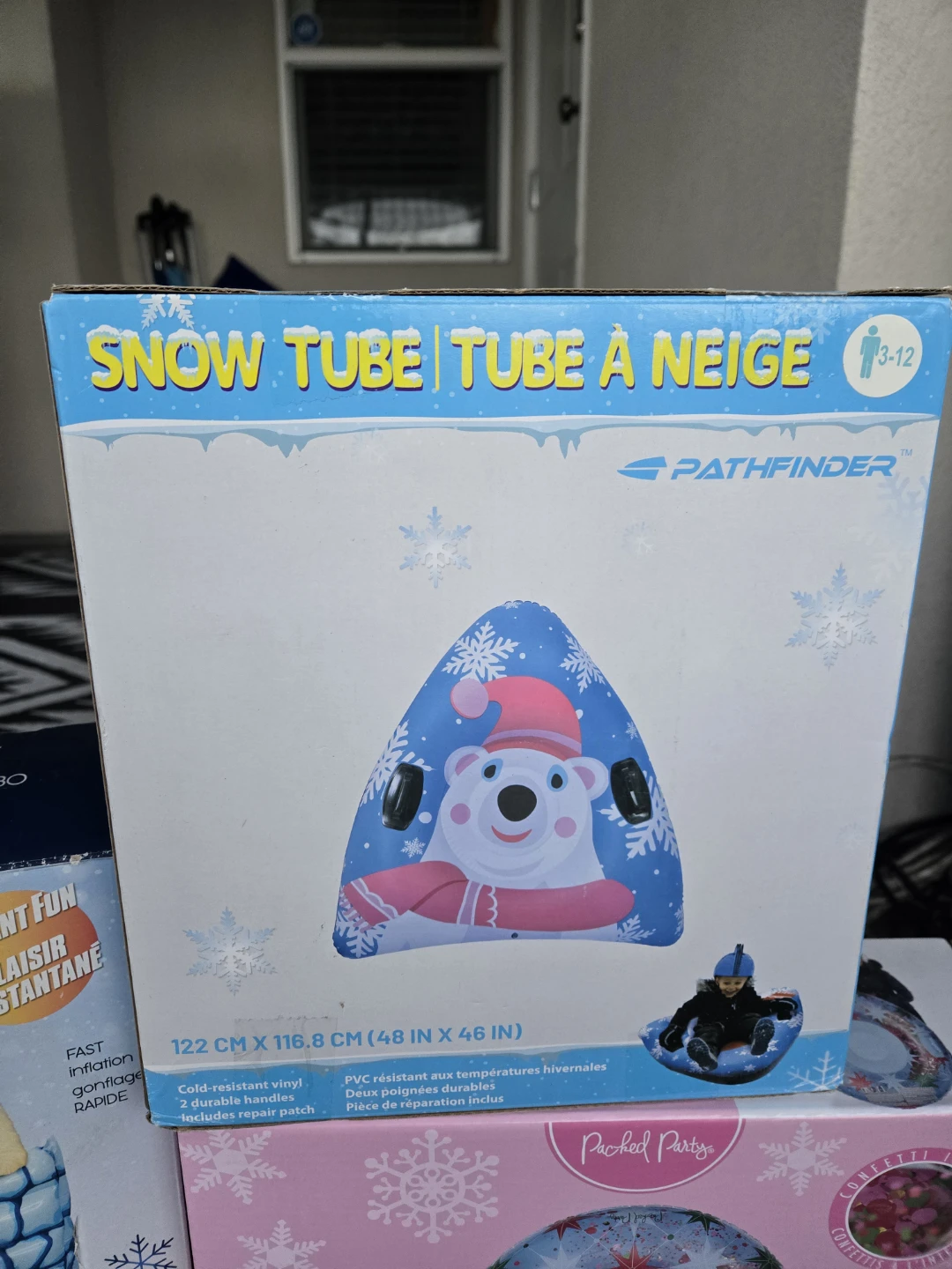 3 inflatable snow tube bunker set - photo 2