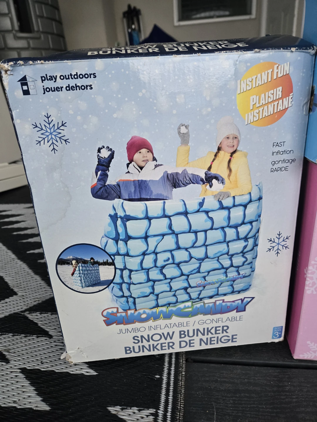 3 inflatable snow tube bunker set - photo 3
