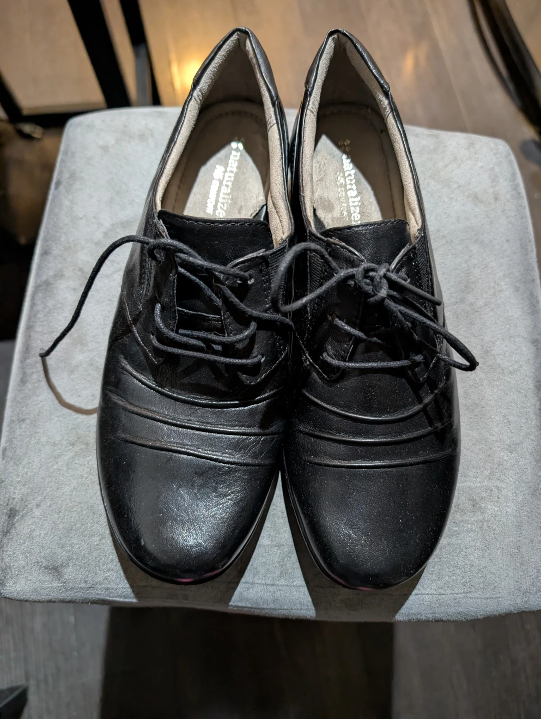 BRAND NEW🥕Naturalizer Black Leather Shoes Size 8 Wide
