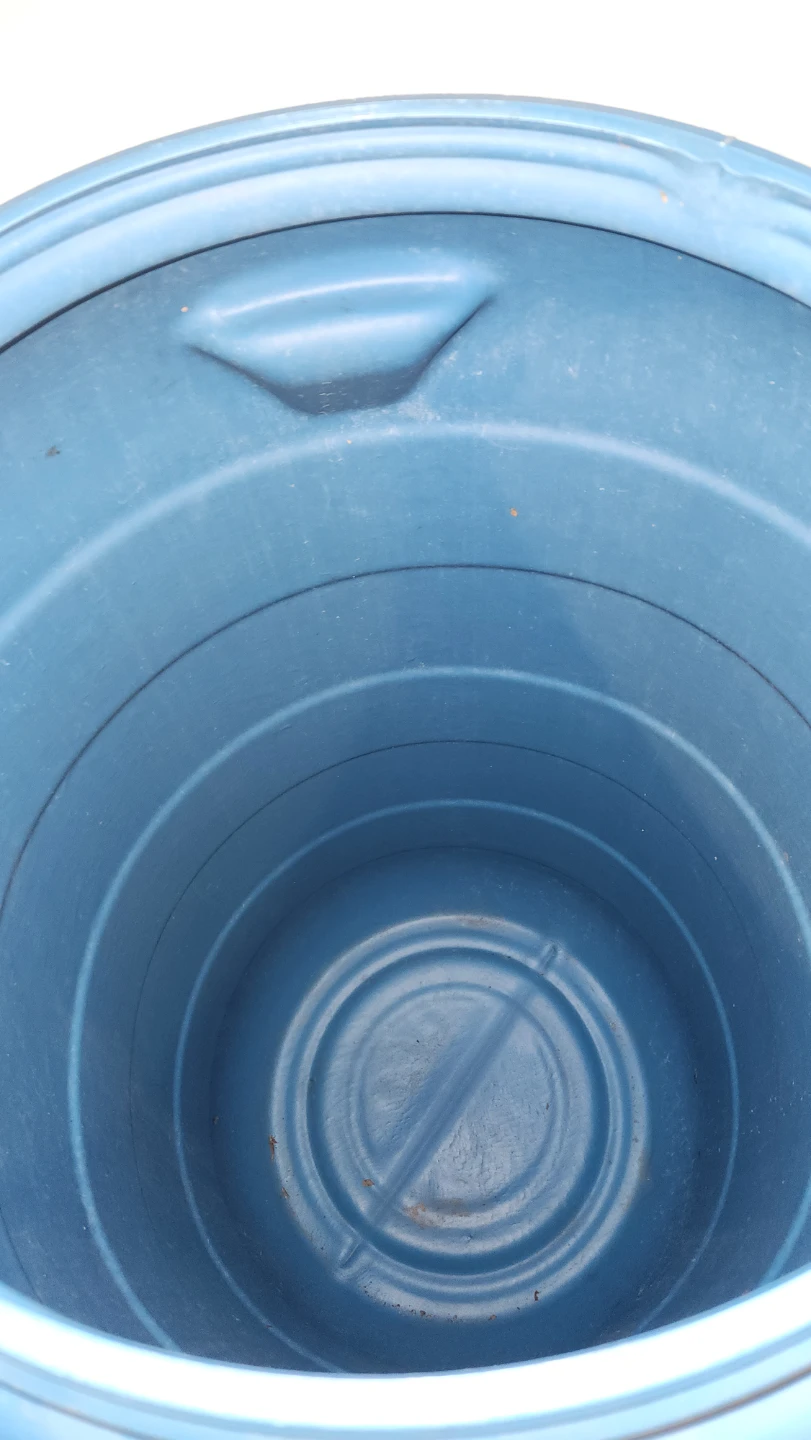 Blue Plastic Barrel - photo 2