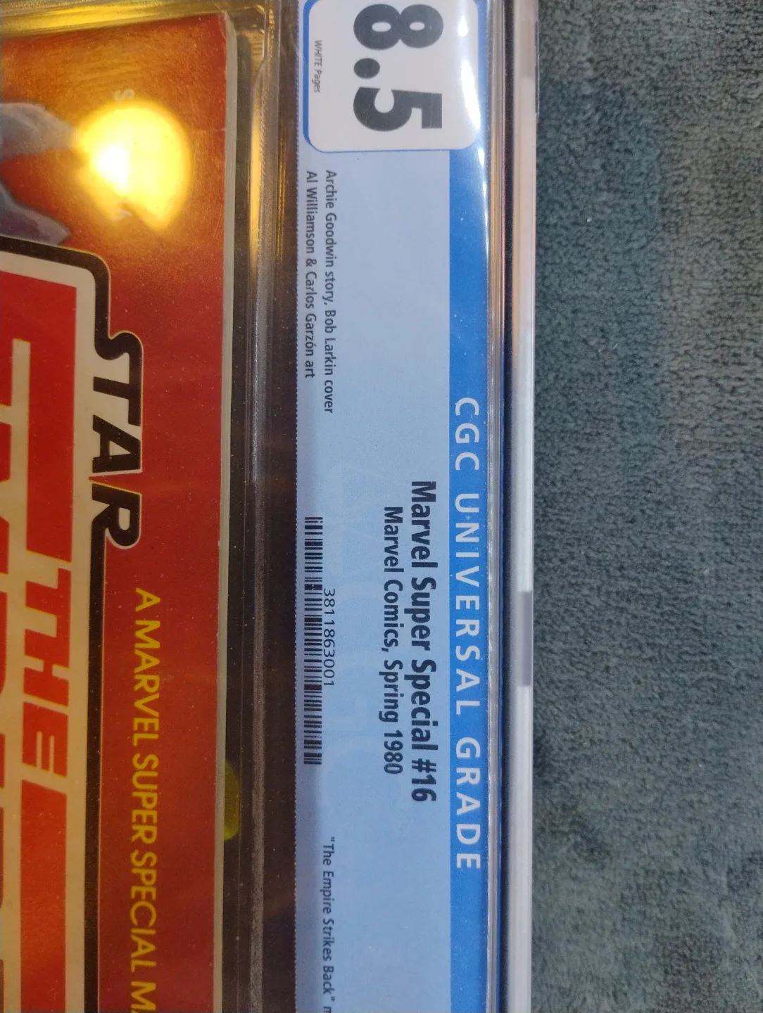 Marvel Super Special #16 CGC 8.5 image indicator(2)