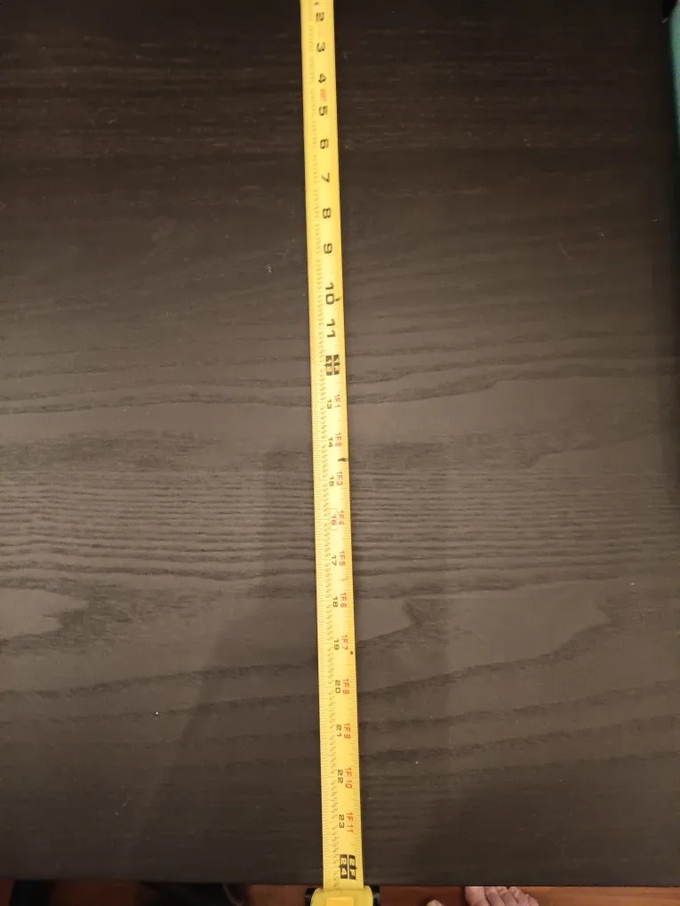 Dark Brown Ikea table with fold out leaf extension image indicator(4)