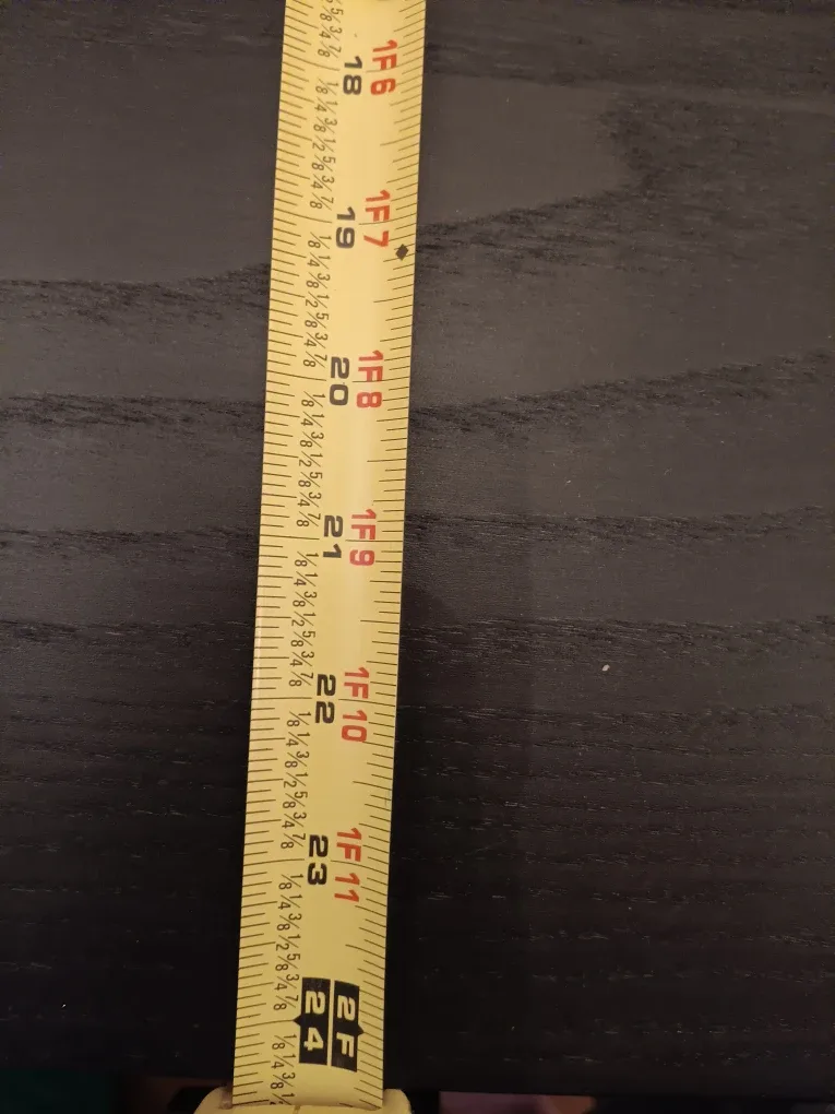 Dark Brown Ikea table with fold out leaf extension image indicator(5)