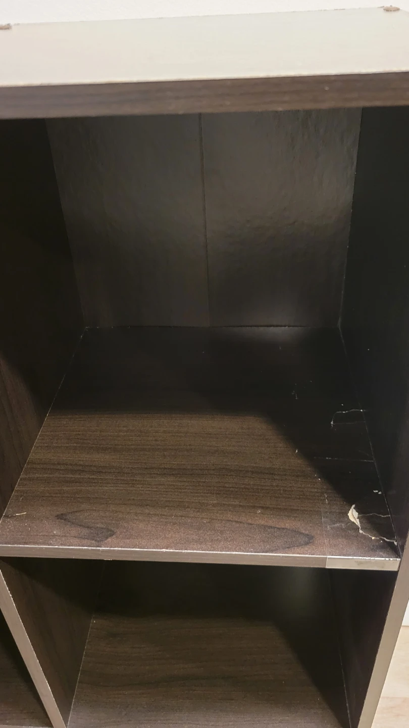 9-Cube Organizer Shelf - Dark Brown - photo 3