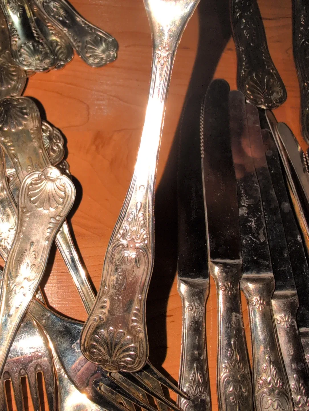 Vintage SUPER INOX Silverware Set image indicator(3)