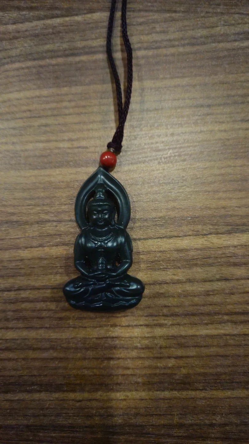 Red Bead Bracelet and Buddha Pendant image indicator(4)