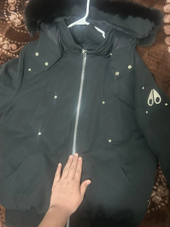 Moose Knuckles Down Filled Black Jacket - photo 4