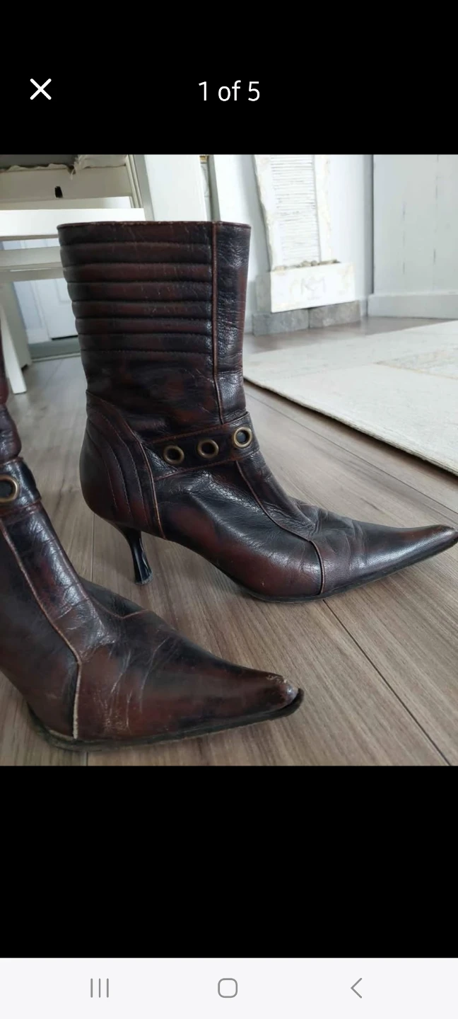 Bocci made in italy Pointed Heel Boots