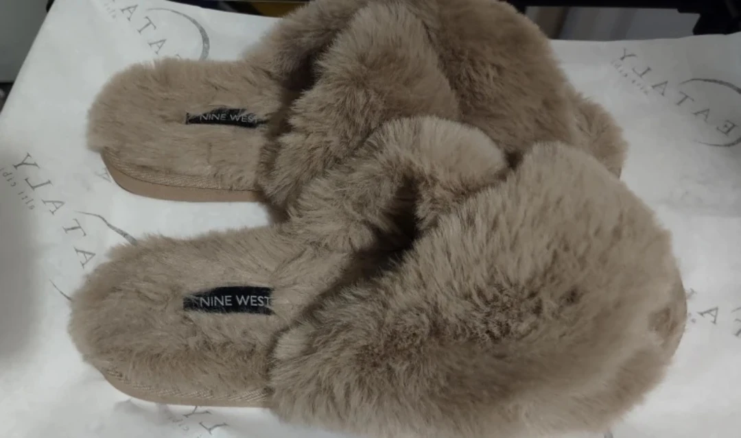 Nine West Faux Fur Slippers - photo 4
