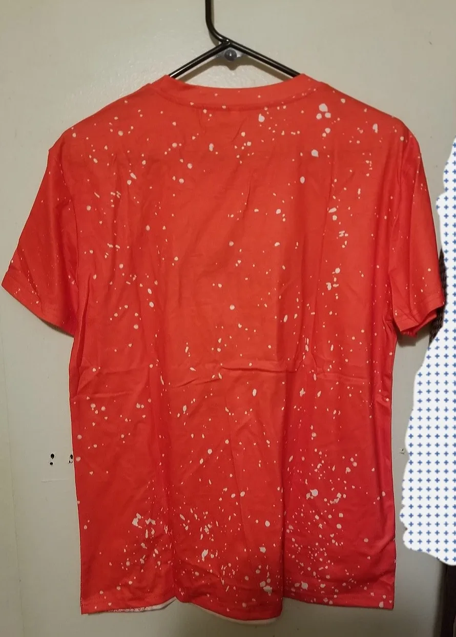 NWOT Women's Christmas Trees & Letter Red T-Shirt image indicator(3)