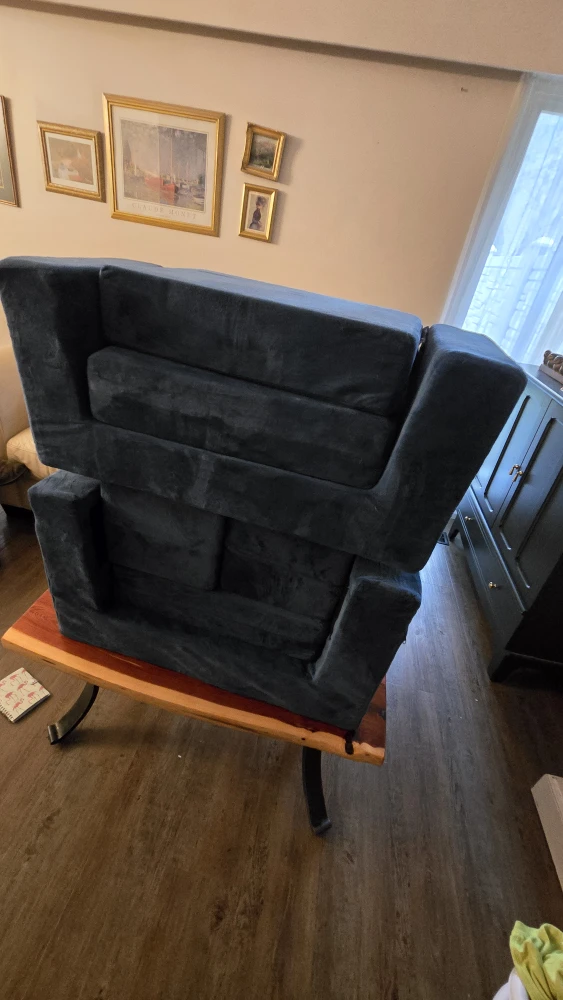Navy Blue modular Comfort Couch kids