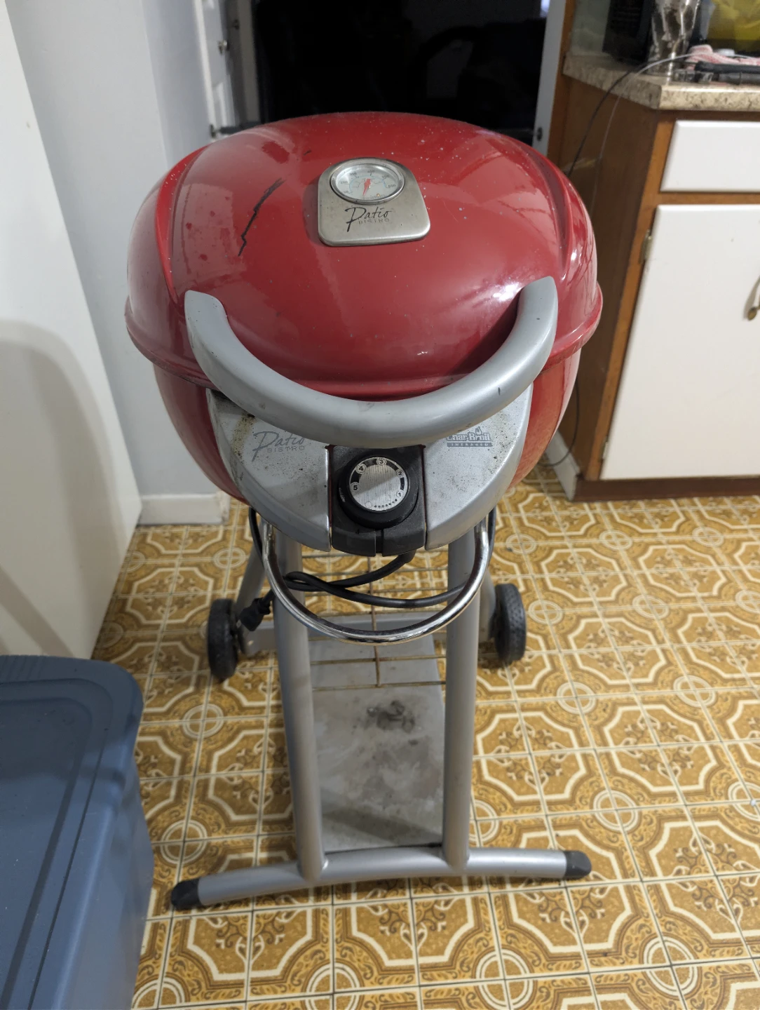 Patio Bistro Electric Grill - Red