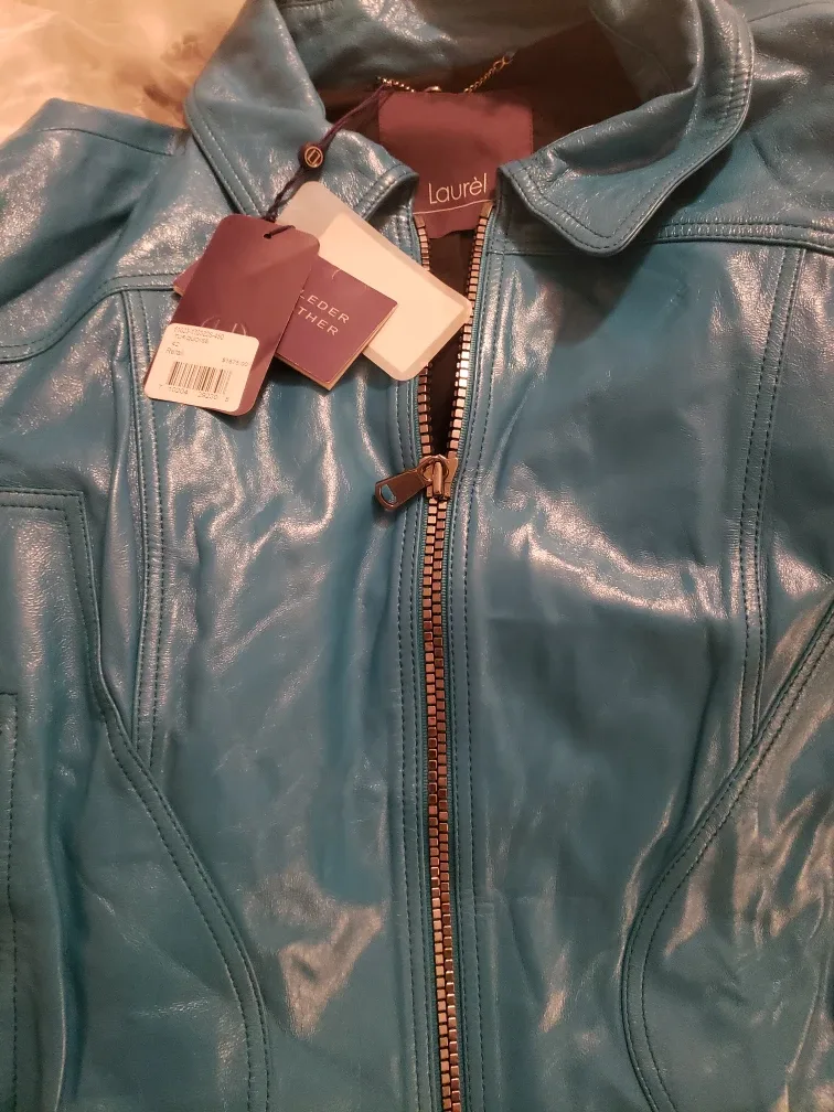 New Laurel Leather Jacket, Size 42