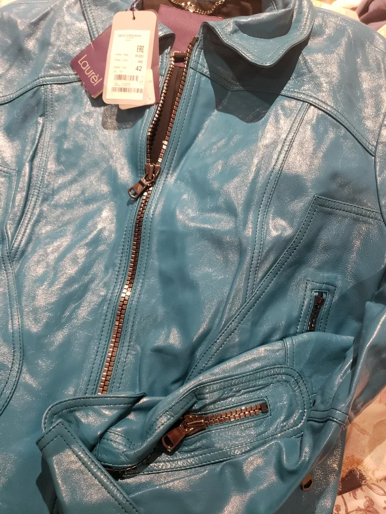 New Laurel Leather Jacket, Size 42 image indicator(3)