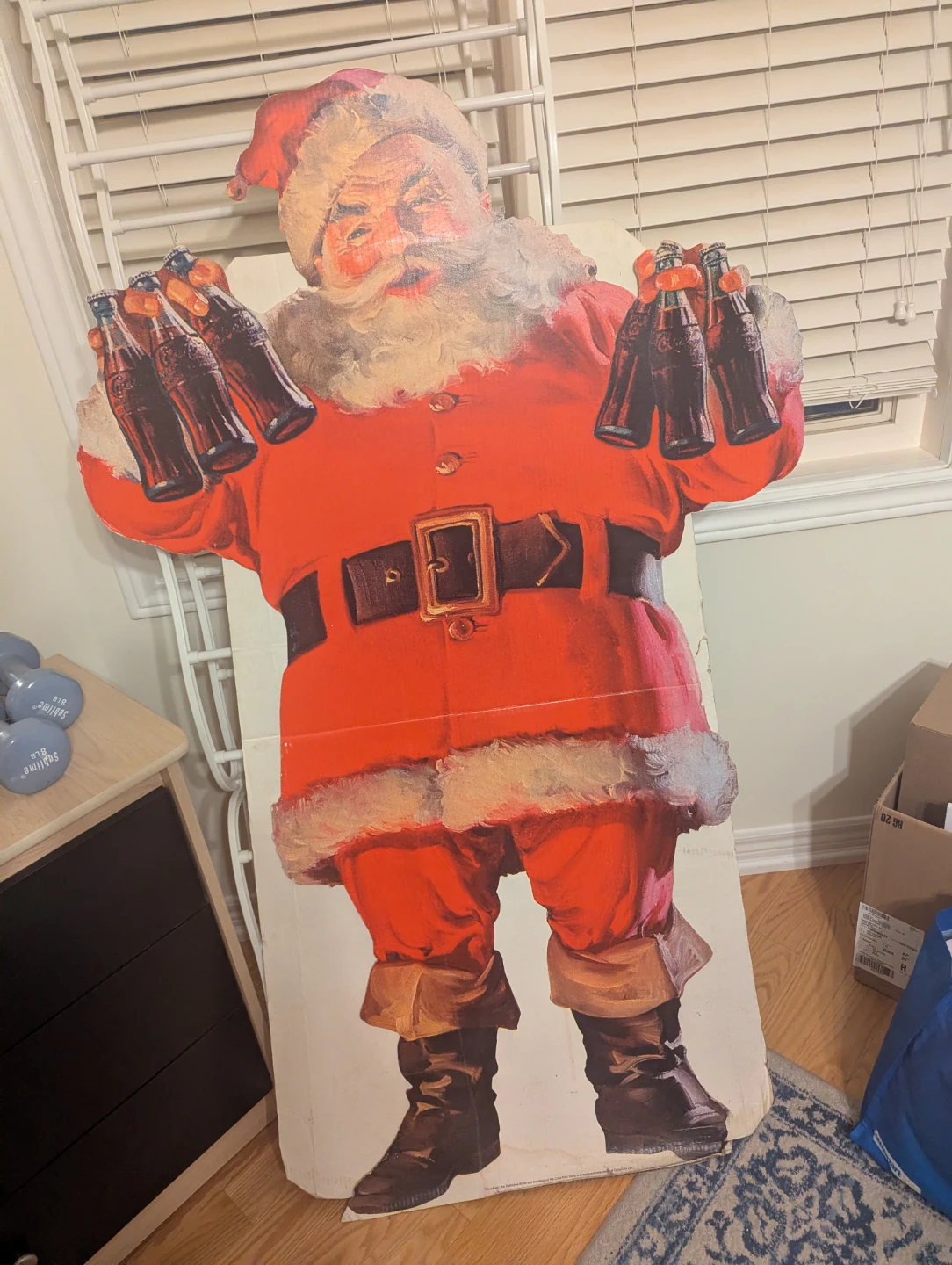 Vintage Coca-Cola Santa Claus Cardboard Standee - photo 2