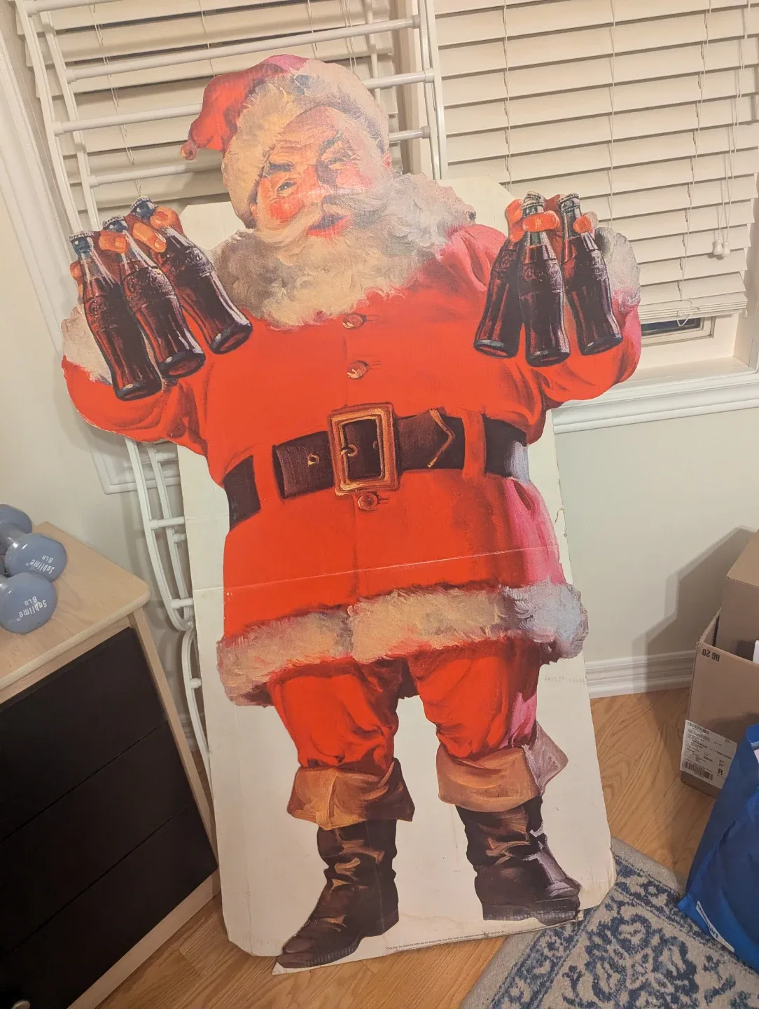 Vintage Coca-Cola Santa Claus Cardboard Standee image indicator(2)