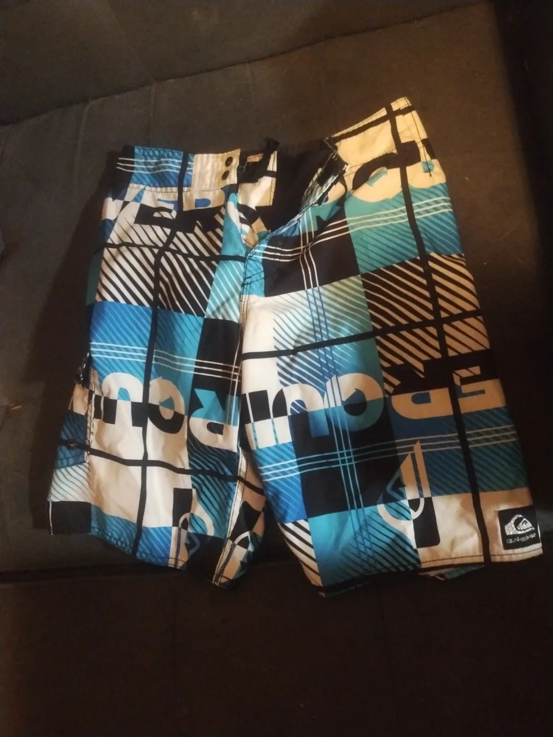 Quiksilver Boardshorts - Blue/White Pattern thumbnail