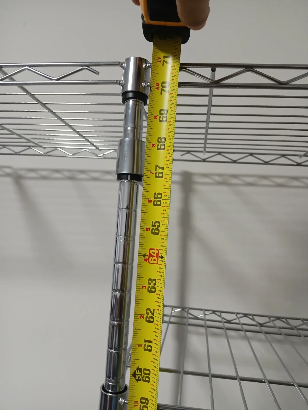 Amazon Basics Hanging Storage Organizer, Chrome image indicator(5)