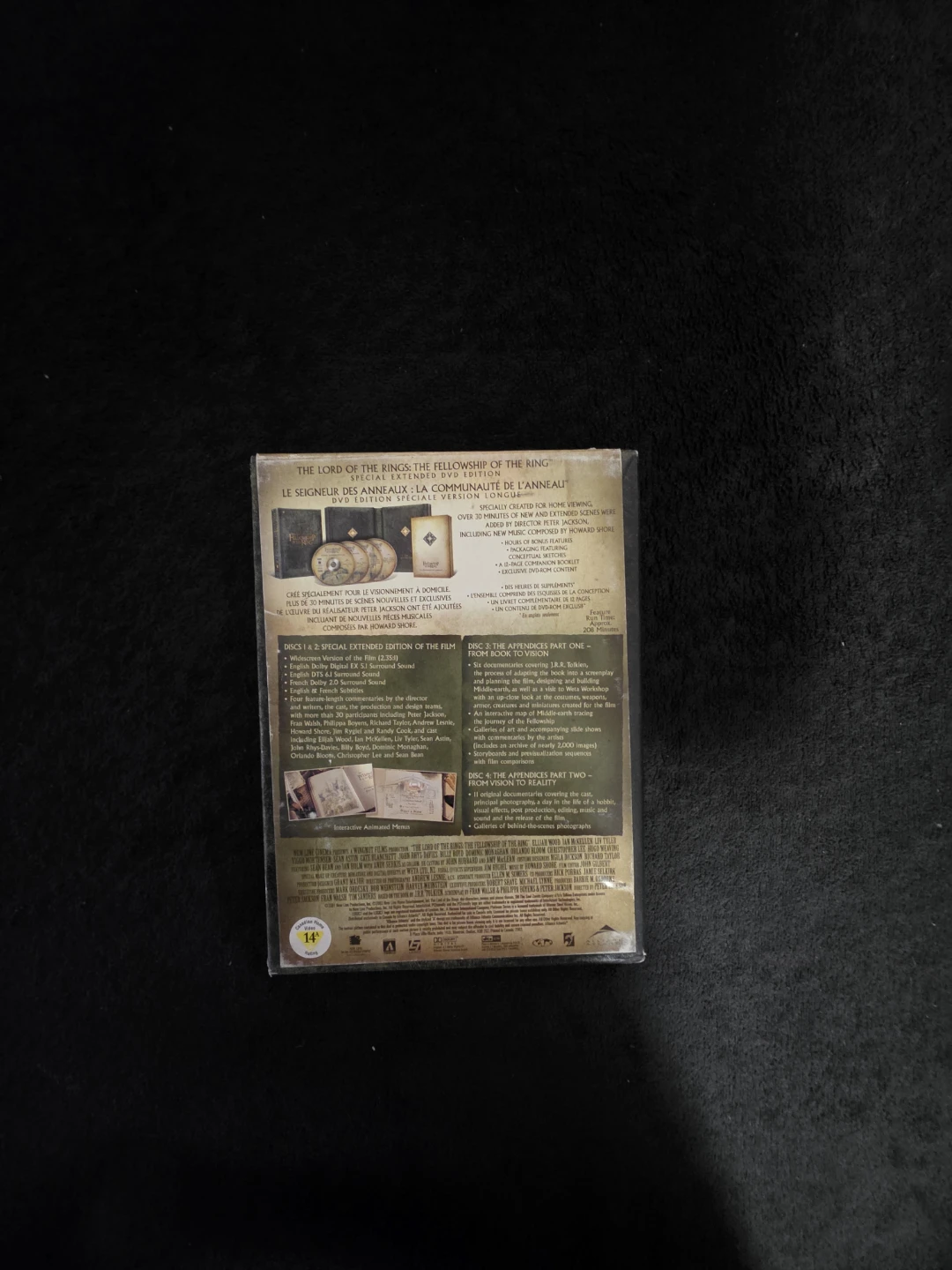 The Lord of the Rings: The Fellowship of the Ring DVD - photo 2