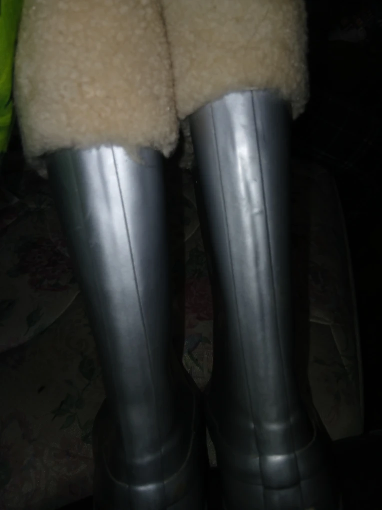 UGG Gray Rain Boots - Size 6 - photo 3