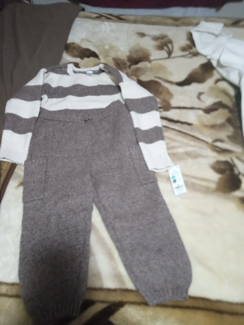 Old Navy Striped Sweater Knit Jumpsuit