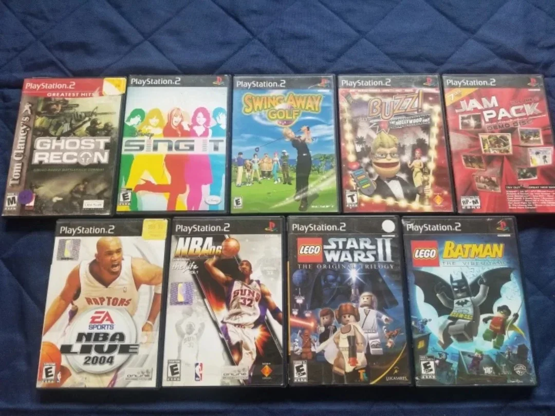 $5 each ~ Ps2 games with manuals Various Titles PlayStation 2