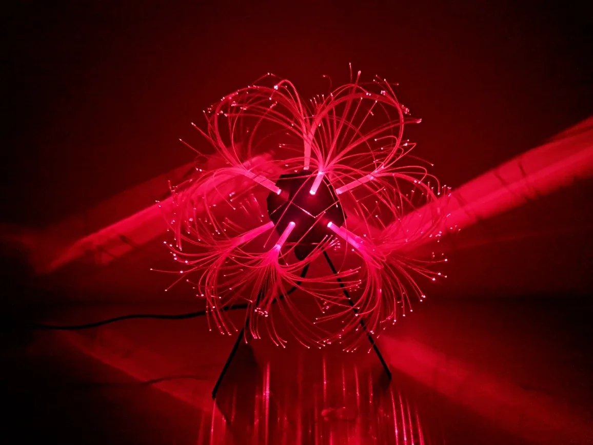 Vintage MCM Fiber Optic Lamp