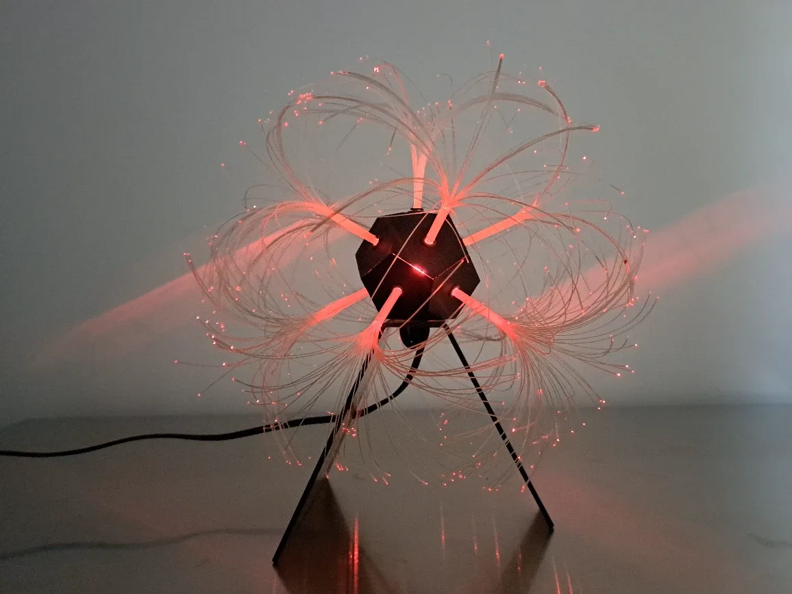 Vintage MCM Fiber Optic Lamp image indicator(2)