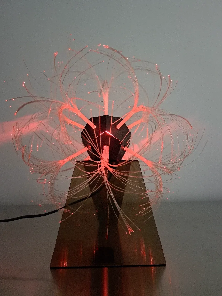 Vintage MCM Fiber Optic Lamp image indicator(3)